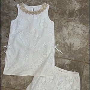 Lilly Pulitzer girls set tunic and shorts set